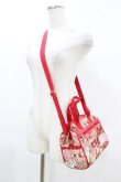 画像2: PINK HOUSE / Le Sportsac×PINK HOUSE パッチワークプリント EVERYDAY SM SATCHEL  レッド H-25-07-03-010-LO-BG-NS-ZH (2)
