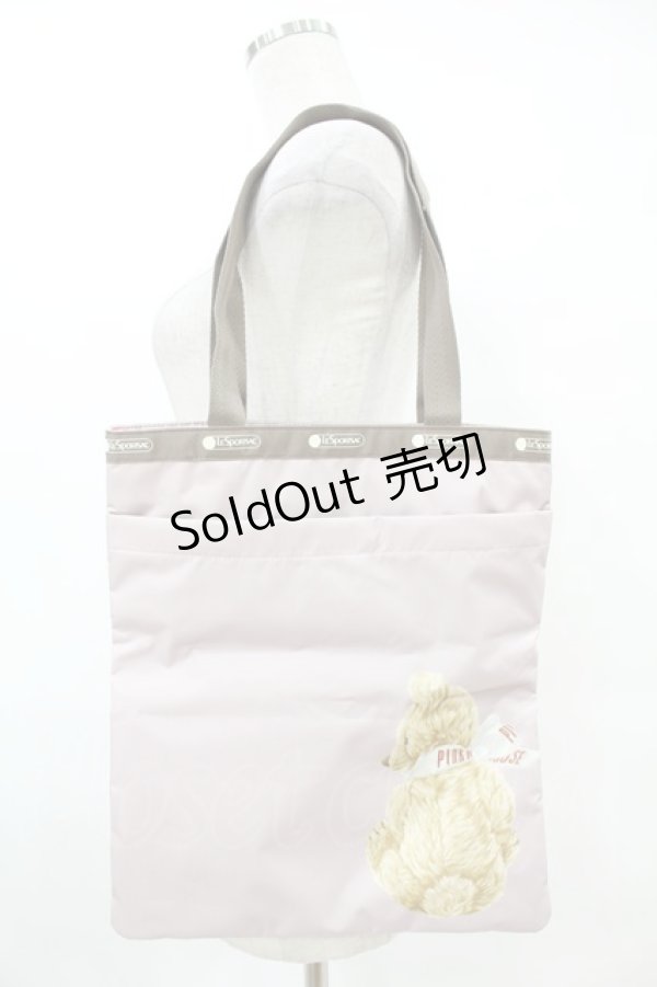 画像3: PINK HOUSE / LeSportsac×PINK HOUSE ピンクハウスベアトートバッグ  ピンク H-25-07-03-011-LO-BG-NS-ZH (3)