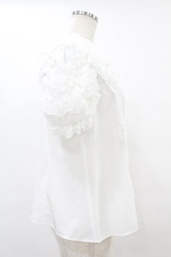 画像3: Angelic Pretty / Airy Frill半袖ブラウス M オフ H-25-07-03-013-AP-BL-NS-ZH (3)