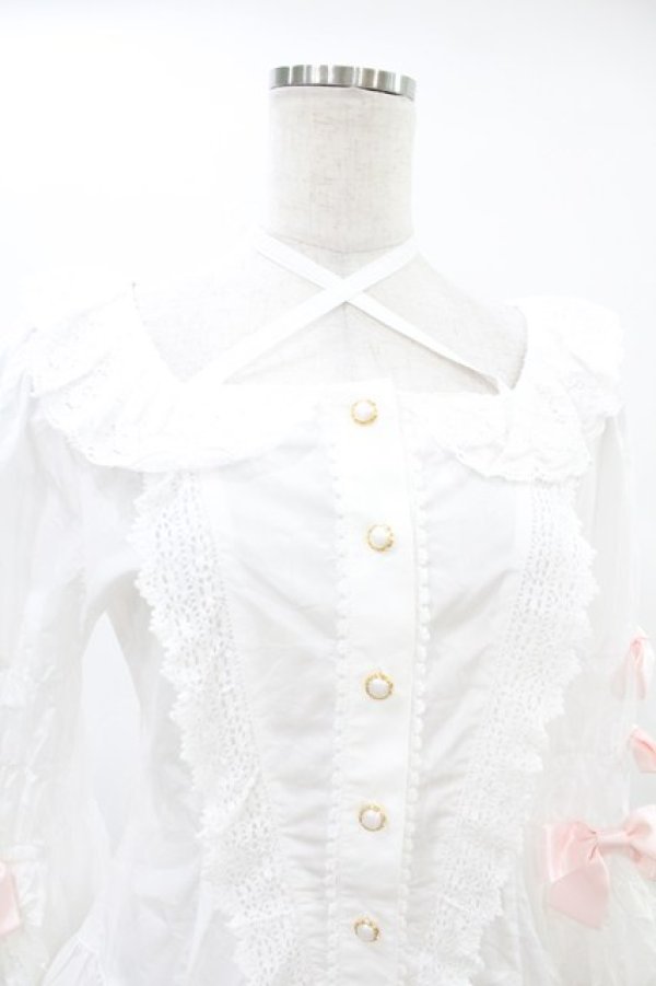 画像4: BABY,THE STARS SHINE BRIGHT / Bonbon Parfumブラウス Free オフ/ピンク H-25-07-03-014-BA-BL-NS-ZH (4)