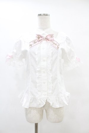画像: BABY,THE STARS SHINE BRIGHT / Best Wishes Dreamyスクエアネックブラウス Free オフ/ピンク H-25-07-03-015-BA-BL-NS-ZH