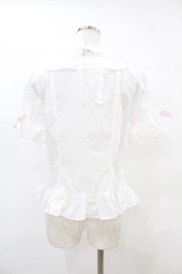 画像2: BABY,THE STARS SHINE BRIGHT / Best Wishes Dreamyスクエアネックブラウス Free オフ/ピンク H-25-07-03-015-BA-BL-NS-ZH (2)