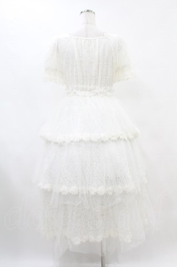 画像2: mellfy memory / Fairy Dress up laceワンピース M オフ H-25-07-03-017-0-OP-NS-ZH (2)