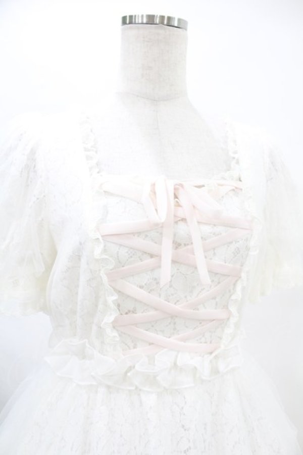 画像4: mellfy memory / Fairy Dress up laceワンピース M オフ H-25-07-03-017-0-OP-NS-ZH (4)
