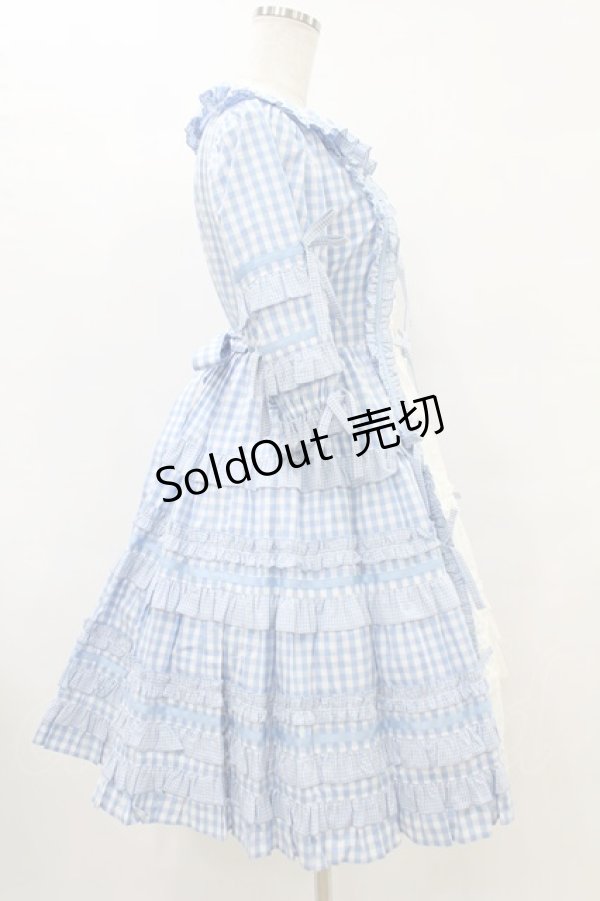画像3: Angelic Pretty / Little Houseワンピース Free サックス H-25-07-03-018-AP-OP-NS-ZH (3)