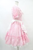 画像3: Angelic Pretty / リリカルバニーストライプダイナーワンピース Free ピンク H-25-07-03-020-AP-OP-NS-ZH (3)