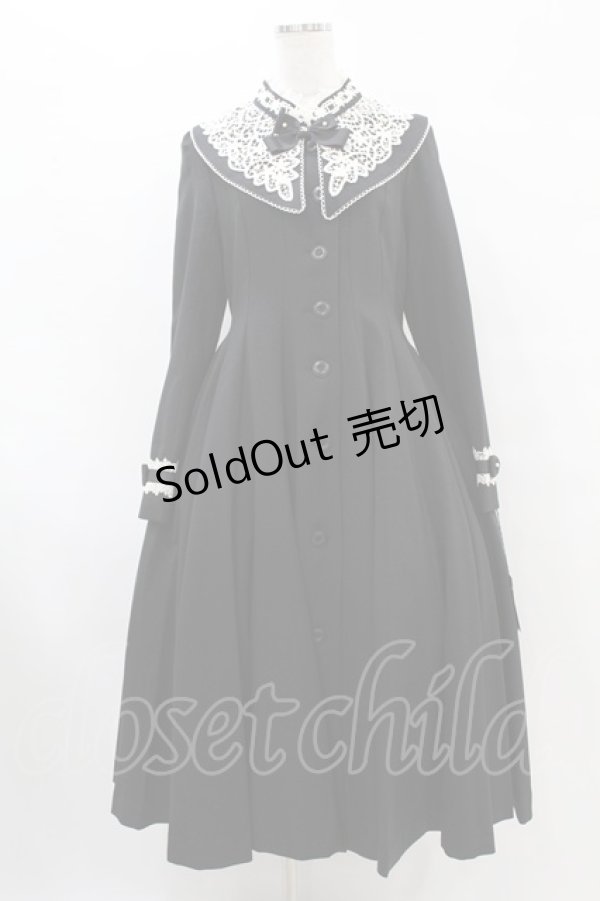 画像1: Innocent World / ブロンシュコートワンピース M クロ×生成/Black×Beige H-25-07-03-022-IW-OP-NS-ZH (1)