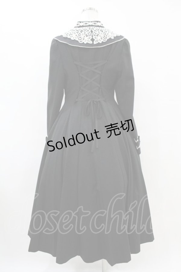 画像2: Innocent World / ブロンシュコートワンピース M クロ×生成/Black×Beige H-25-07-03-022-IW-OP-NS-ZH (2)