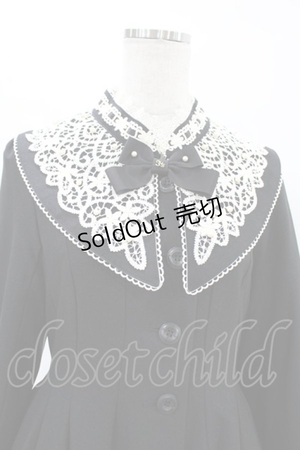 画像4: Innocent World / ブロンシュコートワンピース M クロ×生成/Black×Beige H-25-07-03-022-IW-OP-NS-ZH (4)