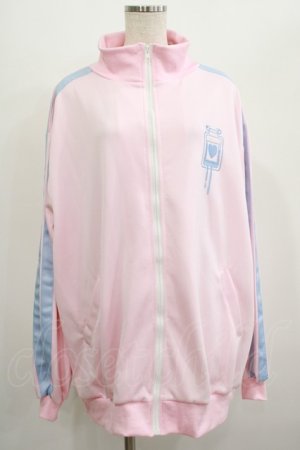 画像: ACDC RAG / 輸血ジャージジャケット  ピンク×パステルブルー H-25-07-04-036-PU-JA-KB-ZH