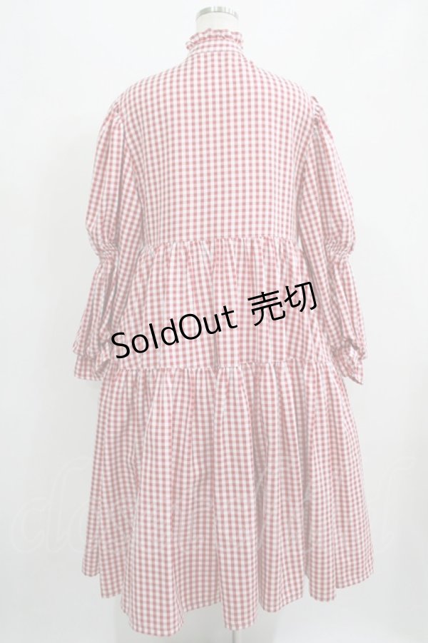 画像3: Candy Stripper / PRECOCIOUS RIBBON DRESS  ギンガムチェックレッド H-25-07-04-004-PU-OP-KB-ZH (3)