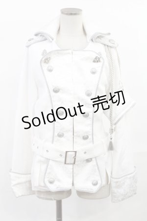 画像: ALICE and the PIRATES / Captain Hollow ジャケット Free オフ白×シルバー H-25-07-04-1026-PA-JA-NS-ZH