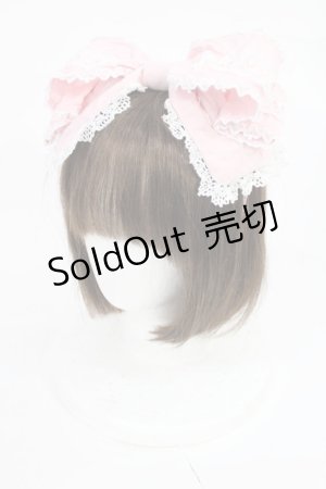 画像: BABY,THE STARS SHINE BRIGHT / トランプレースリボンカチューシャ  ピンク H-25-07-04-1033-BA-AC-NS-ZH