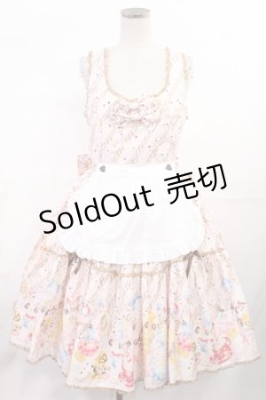 画像: metamorphose / Flavor Paradeエプロン付ジャンパースカート Free アイボリー H-25-07-04-1005-ME-OP-NS-ZH