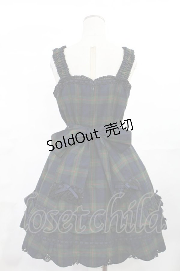 画像3: Angelic Pretty / ハートポケットジャンパースカート FREE ネイビー H-25-07-04-1006-AP-OP-YZ-ZH (3)