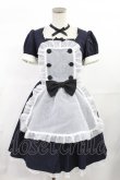 画像1: Angelic Pretty / Midnight Dollワンピース Free ネイビー H-25-07-04-1008-AP-OP-NS-ZH (1)