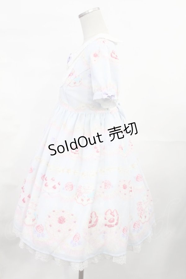 画像2: Angelic Pretty / ホイップShow Caseワンピース Free サックス H-25-07-04-1010-AP-OP-NS-ZH (2)