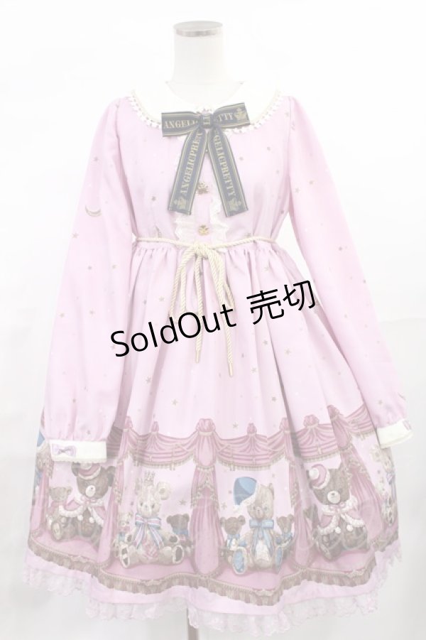 画像1: Angelic Pretty / Dream Bearワンピース Free ピンク H-25-07-04-1011-AP-OP-NS-ZH (1)