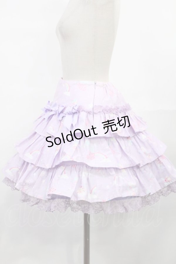 画像2: Angelic Pretty / MilkyPlanetスカートセットのスカート Free ラベンダー H-25-07-04-1014-AP-SK-NS-ZH (2)