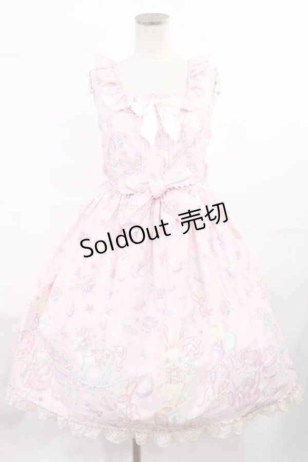 画像1: Angelic Pretty / TOY PARADEジャンパースカート Free ピンク H-25-07-04-1003-AP-OP-NS-ZH (1)