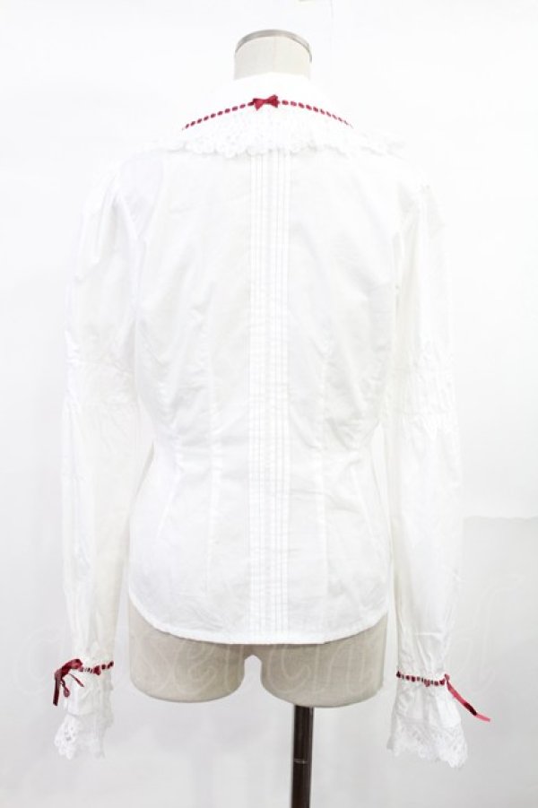画像3: BABY,THE STARS SHINE BRIGHT / La Patisserie〜Mon peche mignon〜ブラウス Free オフ/レッド H-25-07-04-1020-BA-BL-NS-ZH (3)