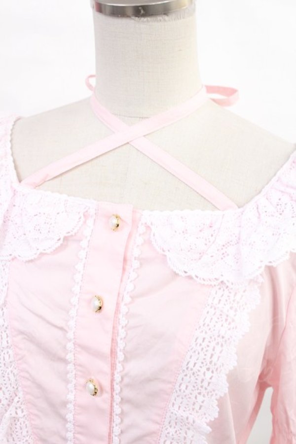 画像4: BABY,THE STARS SHINE BRIGHT / Bonbon Parfumブラウス Free ピンク H-25-07-04-1021-BA-BL-NS-ZH (4)
