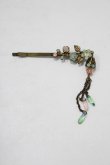 画像3: Michal Negrin / フラワーレースストーンネックレス＆ピン  グリーン H-25-07-04-071-LO-AC-KB-ZH (3)