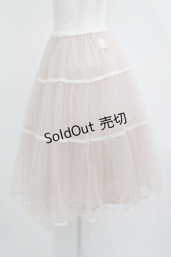画像2: Jane Marple / チュールティアードスカート  ピンク H-25-07-04-008-JM-SK-KB-ZH (2)