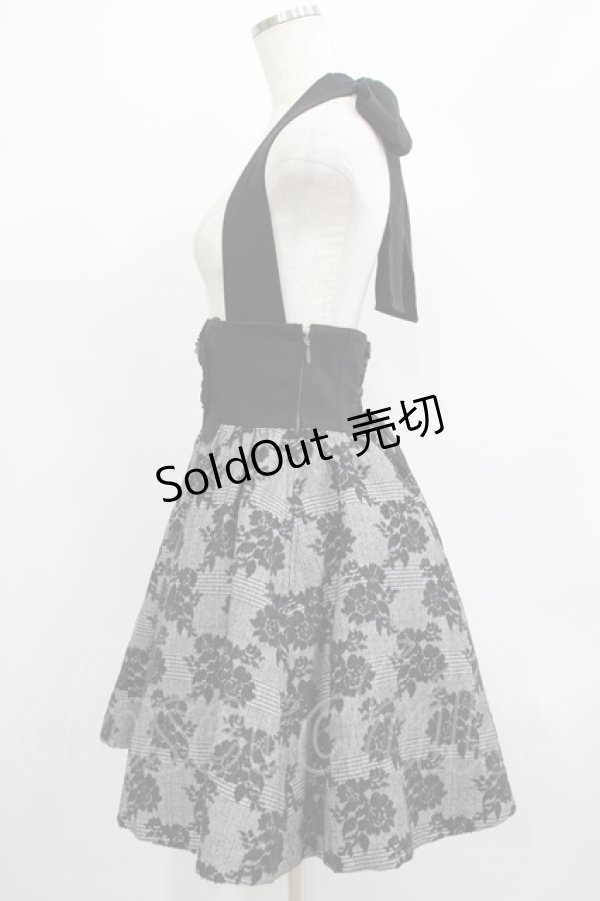 画像2: Sheglit / "Camellia"ジャガードスカート M ブラック H-25-07-04-012-EL-SK-KB-ZH (2)