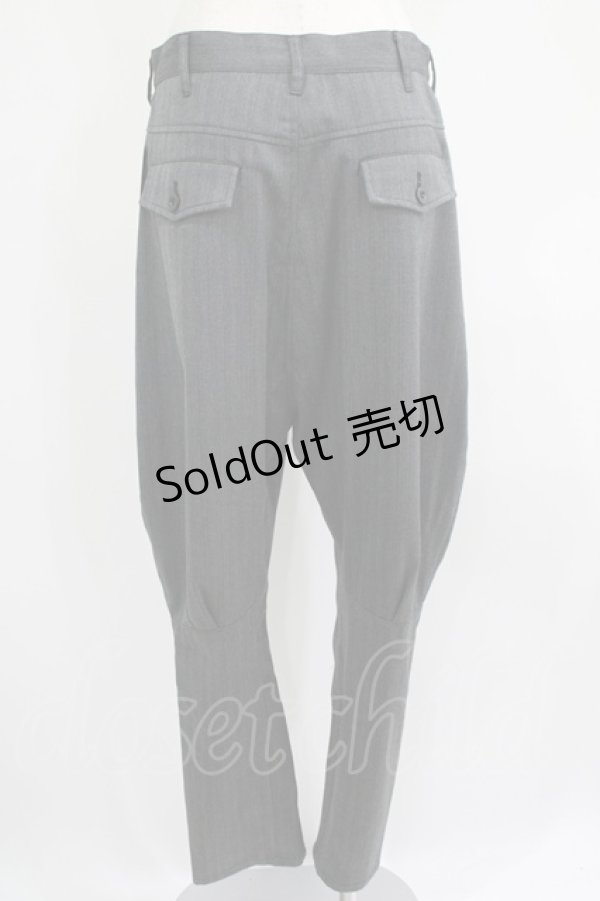 画像3: BPN FOR MEN / ヘリンボーンジョッパーズパンツ  グレー H-25-07-04-023-GO-PA-KB-ZH (3)