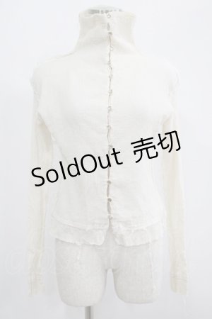 画像: alice auaa / 楊柳ハイネックブラウス 3（約9号） クリーム H-25-07-05-039-AA-BL-KB-ZH