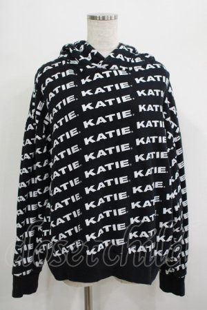 画像: Katie / KATIE LOGO FAB BIG HOODIE FREE ブラック H-25-07-05-045-LO-TO-KB-ZH