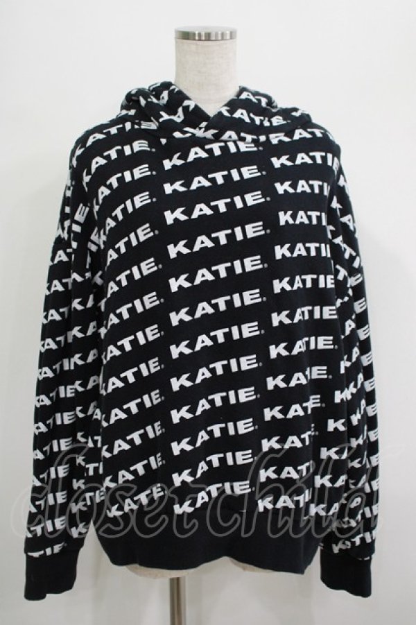 画像1: Katie / KATIE LOGO FAB BIG HOODIE FREE ブラック H-25-07-05-045-LO-TO-KB-ZH (1)