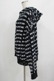 画像2: Katie / KATIE LOGO FAB BIG HOODIE FREE ブラック H-25-07-05-045-LO-TO-KB-ZH (2)