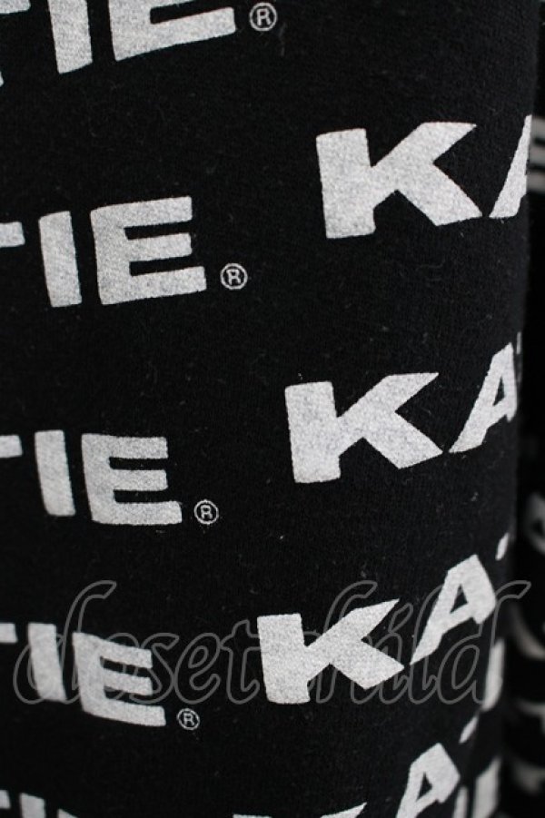 画像4: Katie / KATIE LOGO FAB BIG HOODIE FREE ブラック H-25-07-05-045-LO-TO-KB-ZH (4)