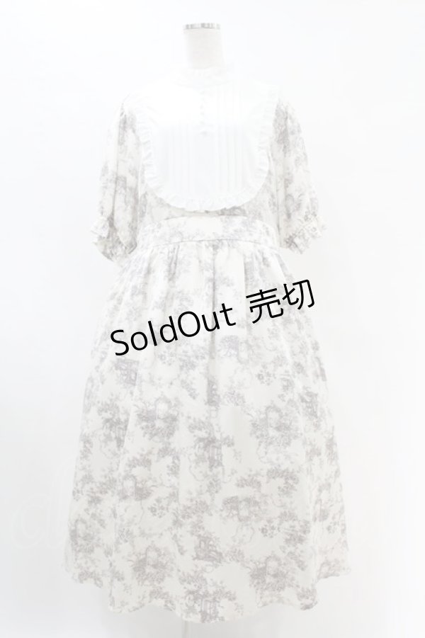 画像1: m petit by misako / トワルドジュイワンピース 4L オフ H-25-07-05-1034-LO-OP-NS-ZH (1)
