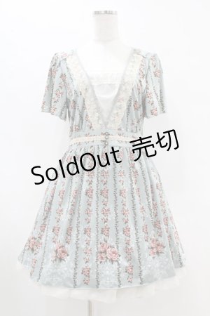 画像: axes femme / 花柄ワンピース M ミント H-25-07-05-1045-AX-OP-NS-ZH