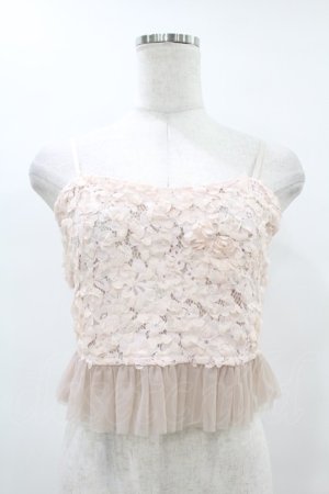 画像: an another angelus / カットフラワーレースビスチェ Free PINK H-25-07-05-1051-CA-TO-NS-ZH