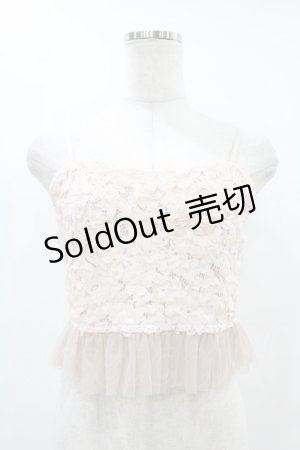 画像: an another angelus / カットフラワーレースビスチェ Free PINK H-25-07-05-1051-CA-TO-NS-ZH