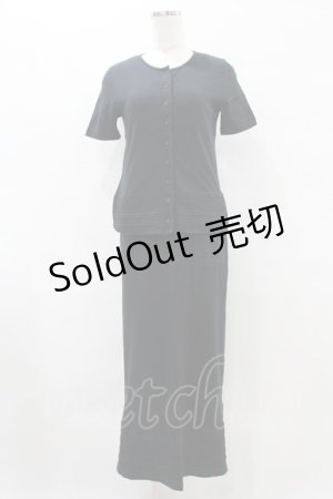 画像: KETTY / カットワンピース+カットカーディガン Free ブラック H-25-07-05-1052-EL-OP-NS-ZH