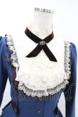 画像4: Innocent World / フルールバッスルドレス(長袖) M ブルー×ショコラ/Blue×Chocolat H-25-07-05-1026-IW-OP-NS-ZH (4)