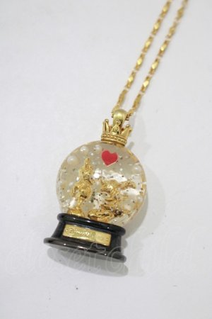 画像: Q-pot. / Mickey＆Minnie's Dreamy Snow Dome Necklace   H-25-07-05-075-QP-AC-KB-ZH