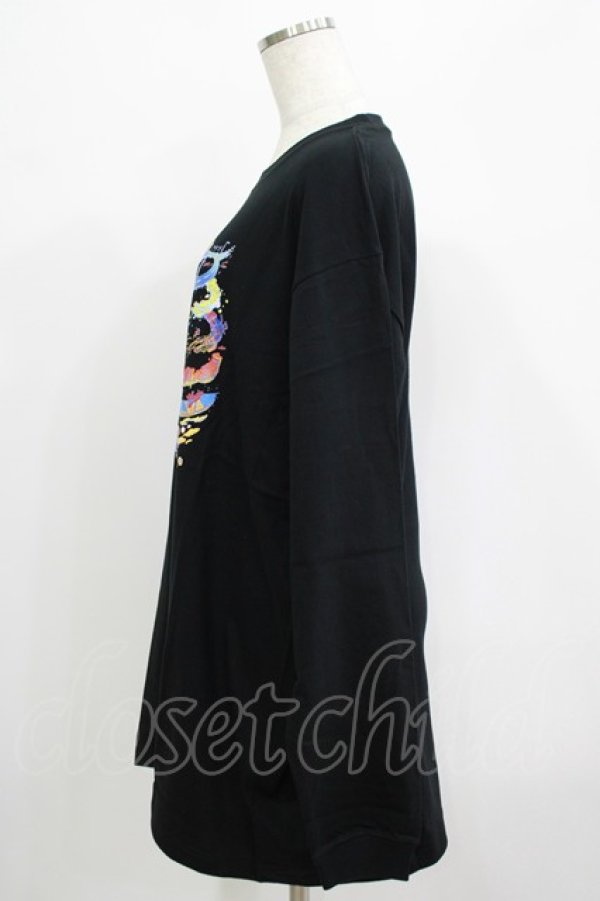 画像2: QOOZA / QOOZA×zumi Costal Long Sleeve Tee  黒 H-25-07-06-032-PU-TO-KB-ZH (2)