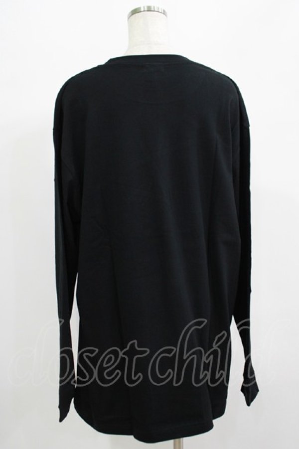 画像3: QOOZA / QOOZA×zumi Costal Long Sleeve Tee  黒 H-25-07-06-032-PU-TO-KB-ZH (3)