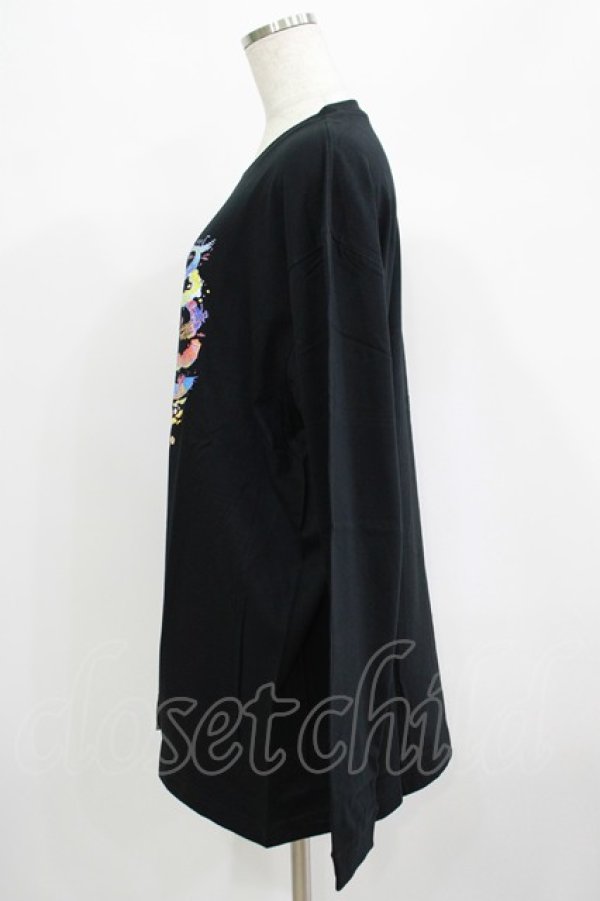 画像2: QOOZA / QOOZA×zumi Costal Long Sleeve Tee  黒 H-25-07-06-033-PU-TO-KB-ZH (2)