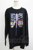 画像1: QOOZA / QOOZA×zumi Costal Long Sleeve Tee  黒 H-25-07-06-038-PU-TO-KB-ZH (1)