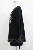 画像2: QOOZA / QOOZA×zumi Costal Long Sleeve Tee  黒 H-25-07-06-039-PU-TO-KB-ZH (2)