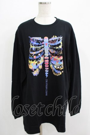 画像: QOOZA / QOOZA×zumi Costal Long Sleeve Tee  黒 H-25-07-06-045-PU-TO-KB-ZH
