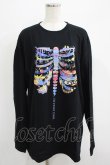 画像1: QOOZA / QOOZA×zumi Costal Long Sleeve Tee  黒 H-25-07-06-046-PU-TO-KB-ZH (1)