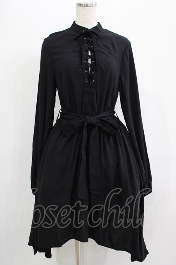 画像1: KILL STAR / DUALITY DRESS S ブラック H-25-07-06-005-SL-OP-KB-ZH (1)